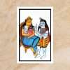 Devotional Picture of Lord Shiva and Parwati