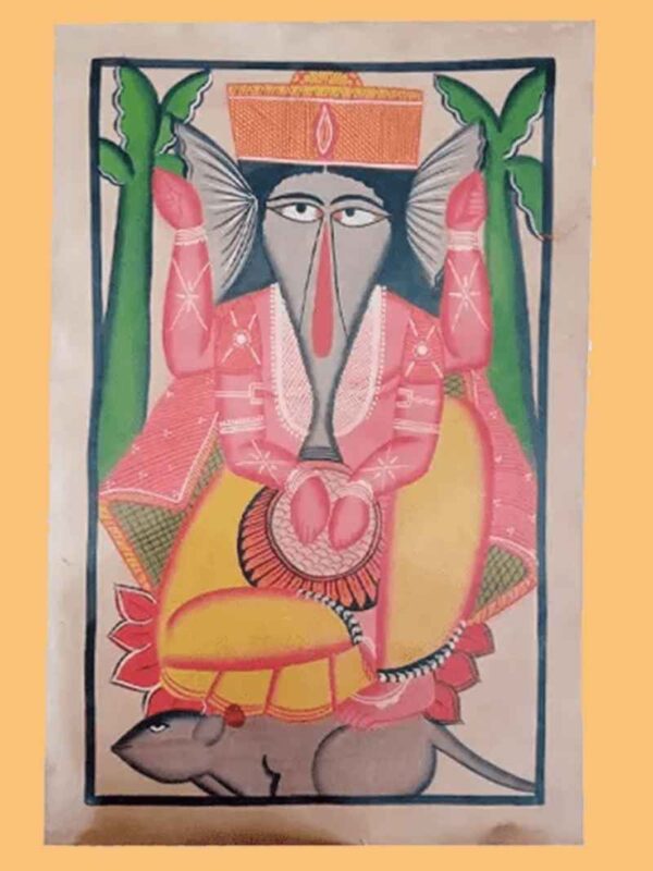 Ganesha Pattachitra Art Painting