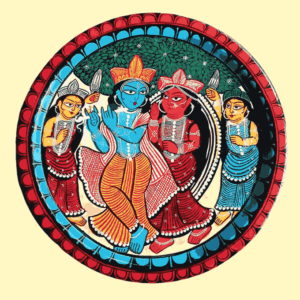 Krishna Leela Pattachitra Art