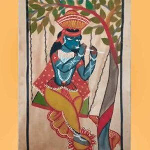 Krishna Leela Pattachitra Painting