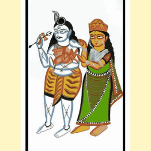 Shiva Parvati Pattachitra Painting